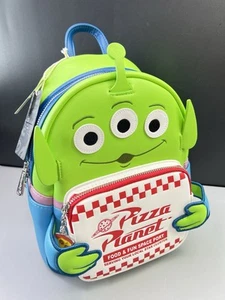 Loungefly Disney Toy Story Alien Pizza Planet Mini Rucksack - Bild 1 von 5