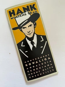 Hank Williams Trail Alabama 20p Brochure NEW - Picture 1 of 3