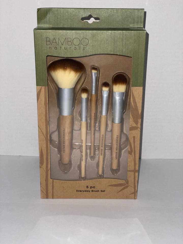 Juego de 5 cepillos diarios Bamboo Naturals.  Foto 1 de 2