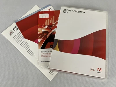 Adobe Acrobat  9 Pro Full for Windows PC w/ Serial - Image 1 of 4