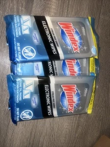 Toallitas de limpieza electrónicas Windex, toallitas de pantalla prehumedecidas 3 paquetes de 25 - Imagen 1 de 2