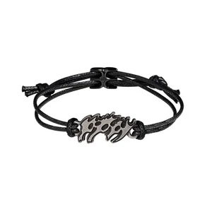 Alchemy Gothic Poppy Logo Wrist Strap Bracelet Heavy Metal Alternative Rock Musi - Picture 1 of 2