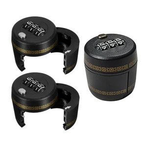  3pcs Bottle Lock Cap: 3-Digit Combination Wine Bottle Lock - Tamper Proof - Picture 1 of 12