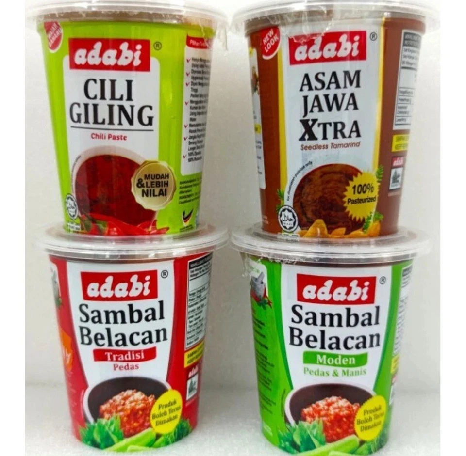 Asam Jawa Xtra, Cili Giling, Sambal Belacan Traditional, Moden & Ikan Bilis 200g - Image 1 of 4