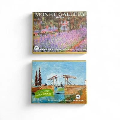Piatnix Tarjetas Impresionistas Serie Monet Galería Jardines Van Gogh 1 NUEVO Foto 1 de 4