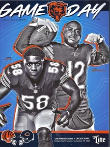 2021 Cincinnati Bengals at Chicago Bears NFL Game Program 19.09.21 - Bild 1 von 1