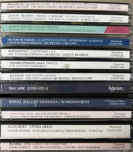 Bulk lot of HYPERION Classical CDs (Mixed Orchestral/Vocal) As Pictured E20 - Picture 1 of 2