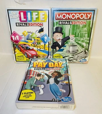 3 New Sealed Hasbro Games Rivals Edition - Life, Payday, & Monopoly - Image 1 of 2