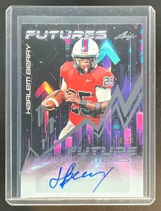 2024 Leaf Futures Harlem Berry Future Interest Silver /25 #FI-HB1 Auto - Bild 1 von 2