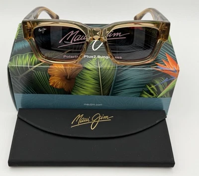 Maui Jim Kenui RS642-01 - Brillante Trans Bronceado Claro/Rosa Polarizado Foto 1 de 4