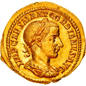 [#879915] Münze, Gordian III, Aureus, 238-239, Rome, UNZ+, Gold, RIC:11