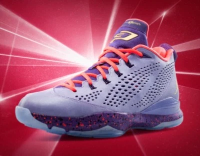 NIKE AIR JORDAN CP3.VII 7 ALL STAR talla 12 púrpura oro rojo carmesí 2 II 648598-523 Foto 1 de 4