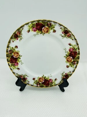"Plato de ensalada Royal Albert Old Country Roses 8 1/8"" usado en excelente estado" Foto 1 de 3