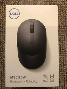 Dell MS5120W Mobile Pro Wireless Mouse Black New - Picture 1 of 3