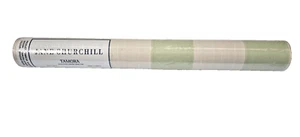 Jane Churchill Wallpaper Tamora Stripe Green Cream JY98W-05 11yds X 20 1/2" New - Picture 1 of 10