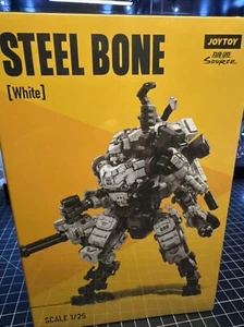 JOYTOY JT0425 Steel Bone Armour White 9" Robot Model & Driver 1/25 Action Figure - Picture 1 of 4