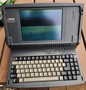 Bondwell B310SX 386SX Laptop CTX7X9B310S Vintage Laptop - Turns On - Picture 1 of 3