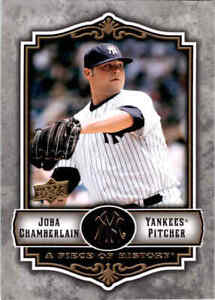 2009 Upper Deck A Piece of History #66 Joba Chamberlain Yankees Card