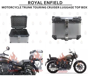 Plata "Caja superior con bloqueo apto para Royal Enfield todas las motocicletas" - Imagen 1 de 13