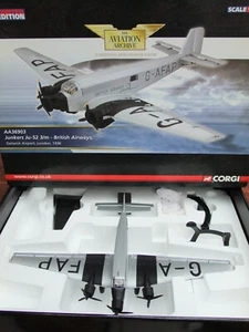 Junkers JU52 3/M Maßstab 1:72 - British Airways Corgi Aviation Archive OVP - Bild 1 von 2