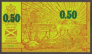 Elleore, Denmark Local Currency 0.50 Leo d' Or ND (1983) UNC - Picture 1 of 2