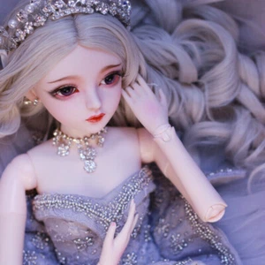 60cm Girl Dolls 1/3 BJD Doll with Face Makeup Changeable Eyes Wigs Dress Gifts - Picture 1 of 12