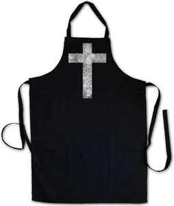 CHRISTLICHES KREUZ II BBQ KOCHEN KÜCHENSCHÜRZE Jesus Christentum Christentum - Bild 1 von 1