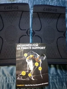 Pack de 2 rodilleras CAMBIVO, manga de compresión de rodilla para hombre y mujer, rodilleras... - Imagen 1 de 2