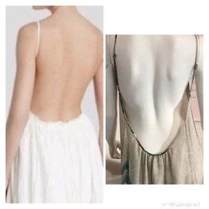 Olivaceous Open Back Printed Maxi Silk Dress S - Picture 1 of 12
