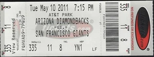 2011 Arizona Diamondbacks @ San Francisco Giants - Cody Ross Walk-Off Single RBI - Picture 1 of 1