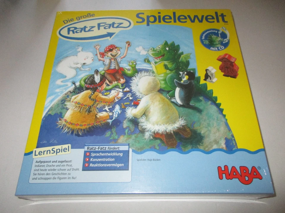 HABA® 4540 Lernspiel Die große Ratz-Fatz Spielewelt  NEU OVP - Bild 1 von 2