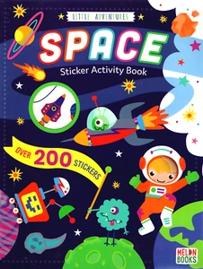 Space Sticker Activity Book - Childrens Paperback Book, V.Good - Picture 1 of 4
