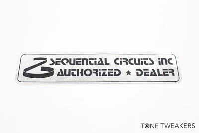 Sequential Circuits Inc Authorized Dealer Sticker Prophet VINTAGE SYNTH DEALER 1 - Image 1 of 4