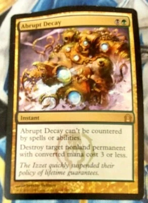 Abrupt Decay MTG Return to Ravnica Rare Instant Moderately Played x1 JS2 - Image 1 of 4