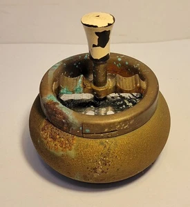🚬Vintage RogersSpin spinning ashtray, Germany Works Rare - Picture 1 of 4