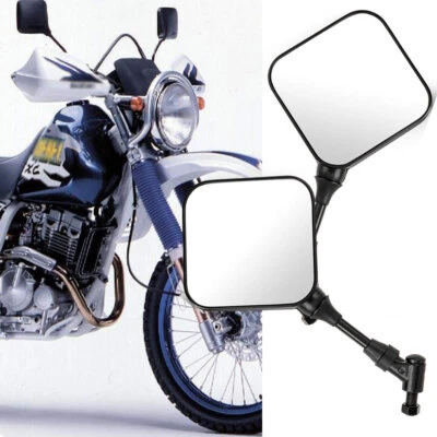 2X Espejos retrovisores negros para Suzuki DRZ400/DRZ400E/DRZ400S/DRZ400SM 2000-2024 Foto 1 de 4