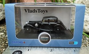 Oxford Diecast Auto 1/76 Scale SS Jaguar 2.5 Litre Saloon - Black 76JSS002 - Picture 1 of 5