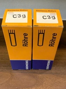 2 tubos C3g Siemens pasadores de oro - par de coincidencias - nuevo en caja - Imagen 1 de 5