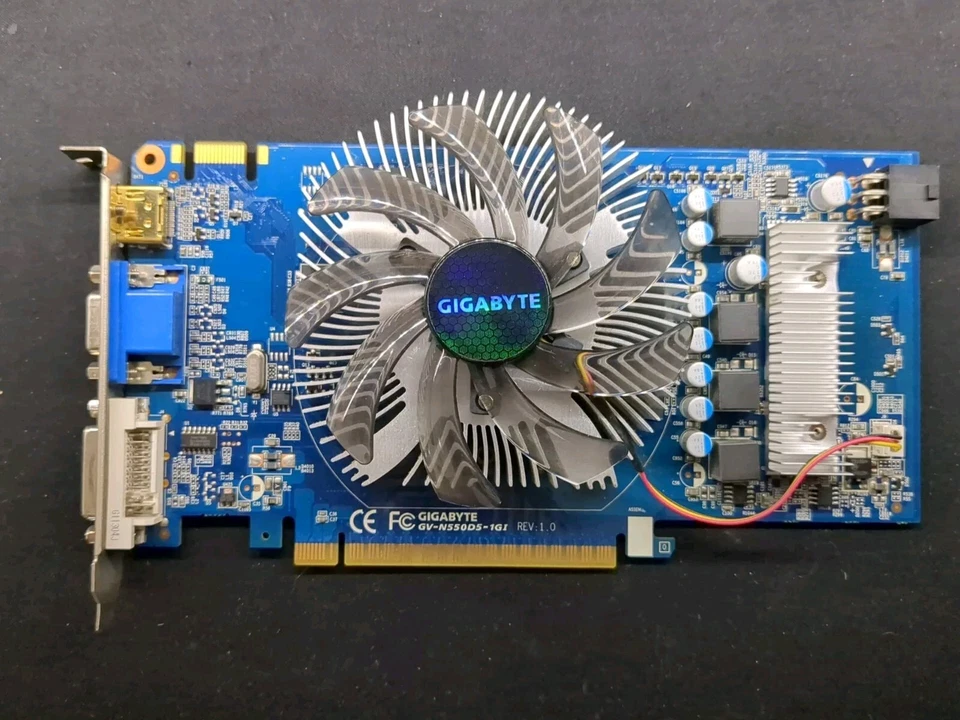 Gigabyte GV-N550D5-1GI GTX 550TI Video Card - Image 1 of 4