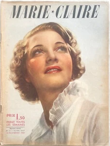 MARIE-CLAIRE n° 13 du 28 Mai 1937 (1 ère année) ancienne revue mode Mme VIONNET - Imagen 1 de 5