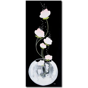 NOVAARTE Acryl Bild Gemälde Blumenstrauß Abstrakte Malerei Kunst Modern ORIGINAL - Bild 1 von 7