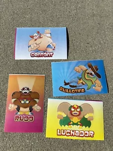 Set Of 4 Lucha Libre Wrestling Stickers 2018 A&A Global Vending - Picture 1 of 2