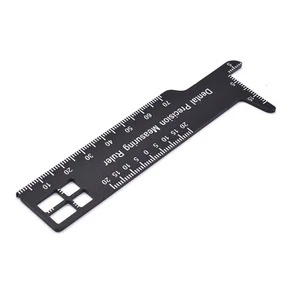 Dental Precision Measuring Ruler Tooth Spacing Measurement Double Sided Use - Picture 1 of 8