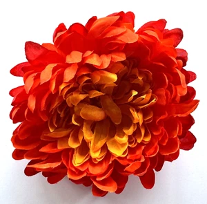 4,5 Two Shades of Autumn Orange Mama Seide BROSCHE Anstecknadel - Bild 1 von 2