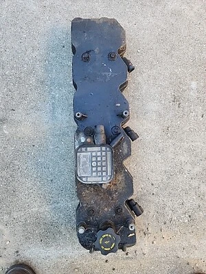 03-04 DODGE RAM 5.9L CUMMINS OEM LOWER UPPER VALVE COVER ROCKER BOX INCOMPLETE - Image 1 of 4