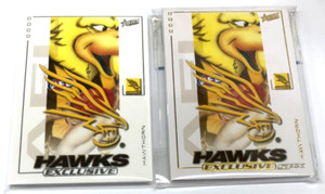 2002 SELECT AFL EXCLUSIVE +AFL SPX CARD BASE CARD TEAM SET x 2-HAWTHORN(14+14)