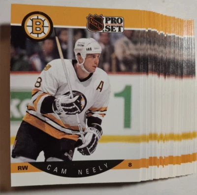 1990-91 Pro Set #11 Cam Neely Lote X 30 tarjetas de hockey Boston Bruins Foto 1 de 4