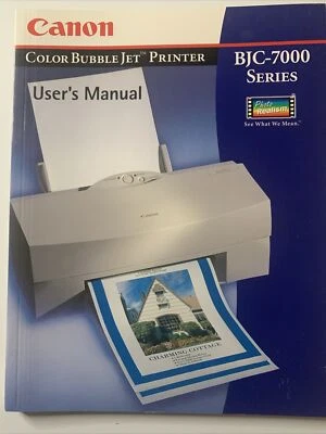 Canon BJC-7000 Printer User’s Manual - Image 1 of 4