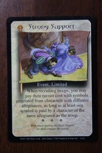 The Wheel of Time CCG-"Strong Support" - Picture 1 of 1