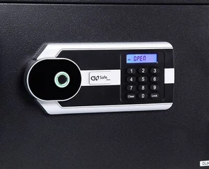 Tresor Safe Fingerabdruck Zahlencode Sicherheitsschlüssel Alarm 12 L - Picture 1 of 4